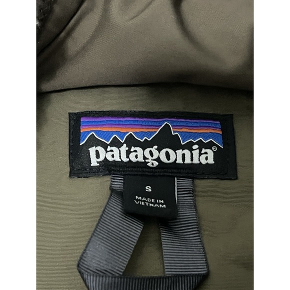 Patagonia Jacket Womens Small Brown Dusty Mesa Fleece Sherpa Parka Coat Hooded - Picture 2 of 9